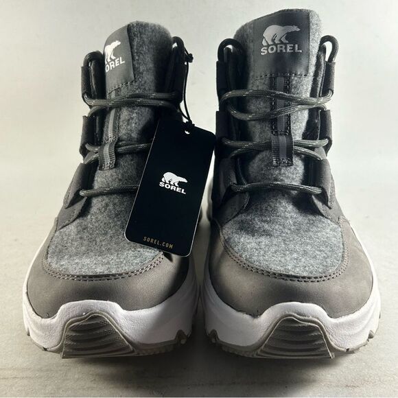 Sorel Kinetic Breakthru Caribou Women’s Waterproof Boots Gray Size 10 NL4903-052 - Picture 2 of 9